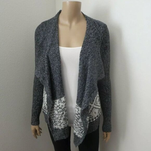 Hollister Womens Open Front Knit Sweater Cardigan Size XS Gray - Picture 1 of 6